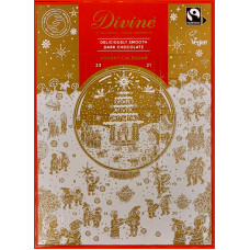 Divine Fairtrade Chokladkalender - Mörk