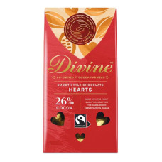 Divine Milk Chocolate Hearts