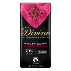 Divine Dark Chocolate with Raspberrys
