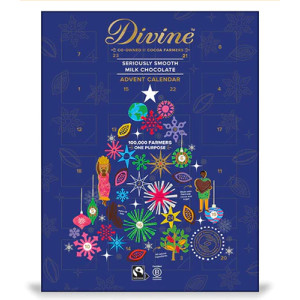 Divine Fairtrade Chokladkalender - Mjölk