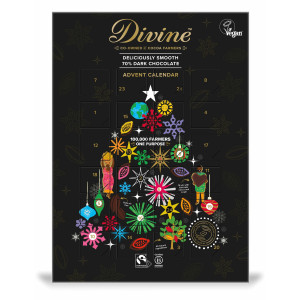 Divine Fairtrade Chokladkalender - Mörk