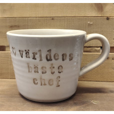 Handgjord mugg - Chef