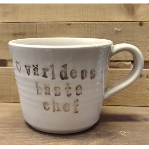 Handgjord mugg - Chef